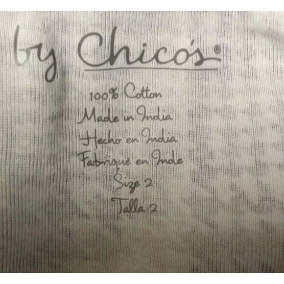 By Chioc's Blouse Size 2 Us L Plaid Long Sleeve 100% Cotton - Picture 5 of 7